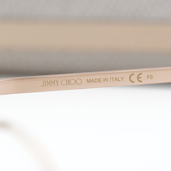 Jimmy Choo JC244 0OGA 00 Round 56mm Eyeglasses - Gold/Teal - Picture 6 of 12